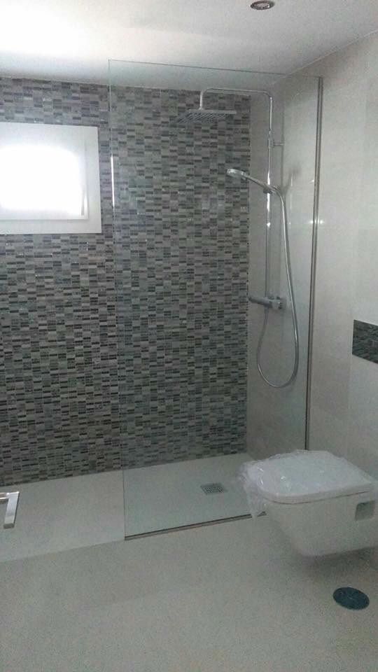 mampara de vidrio para ducha